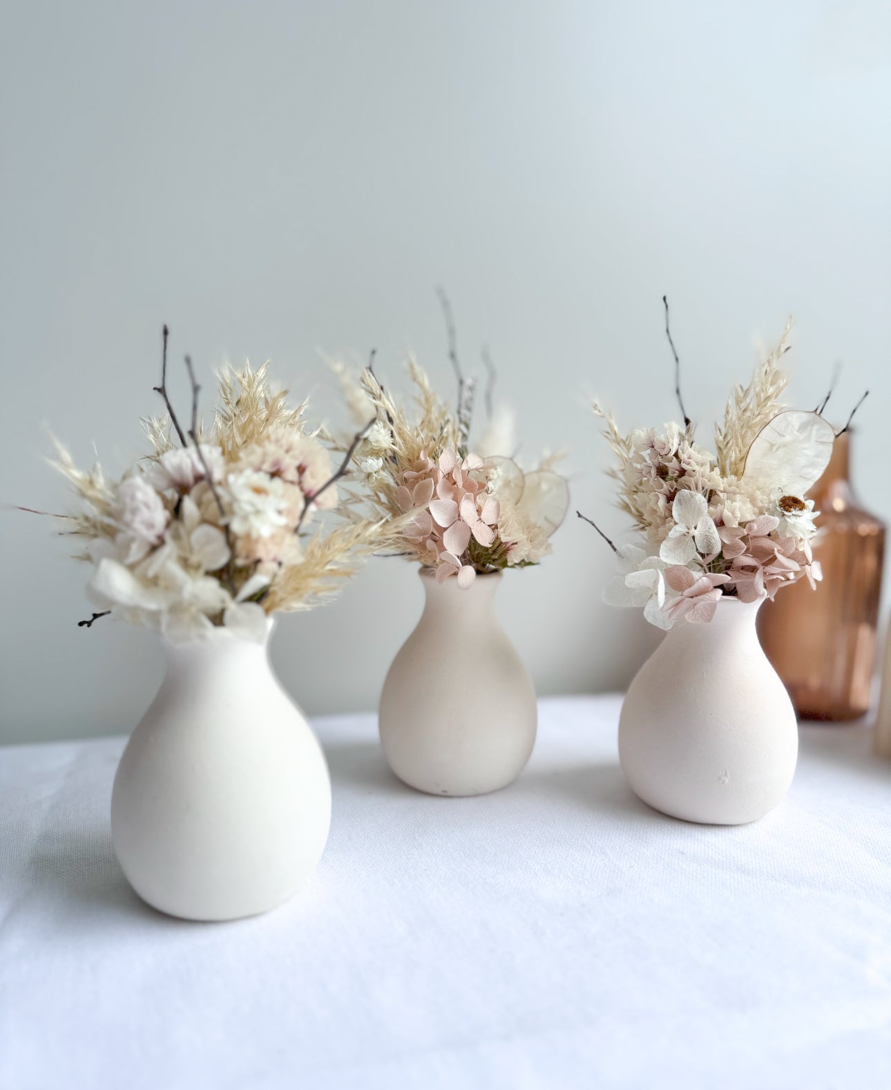 The Neutrals - Mini Vase Set