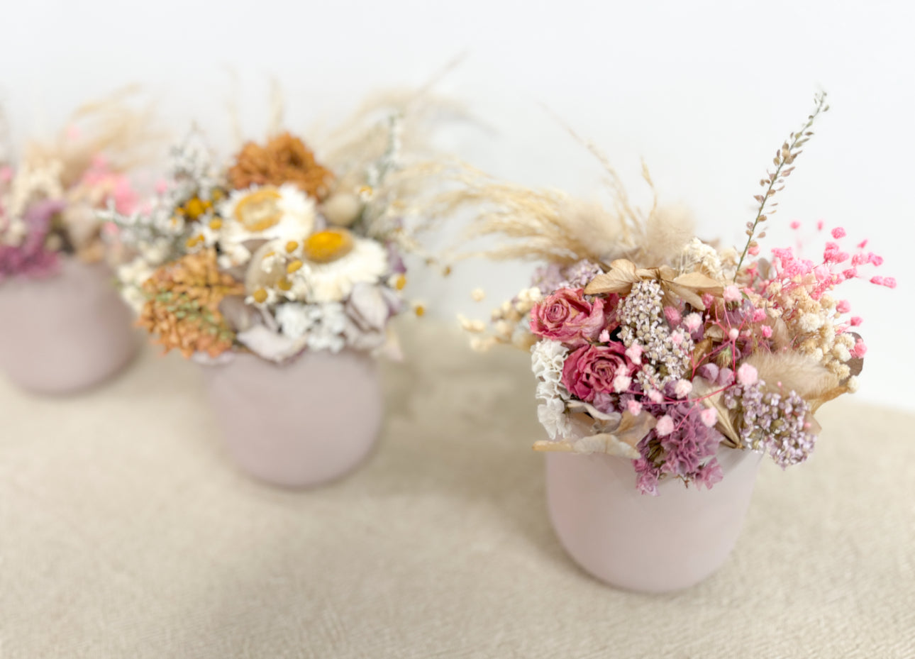 Harlow Mini Pots - Pink