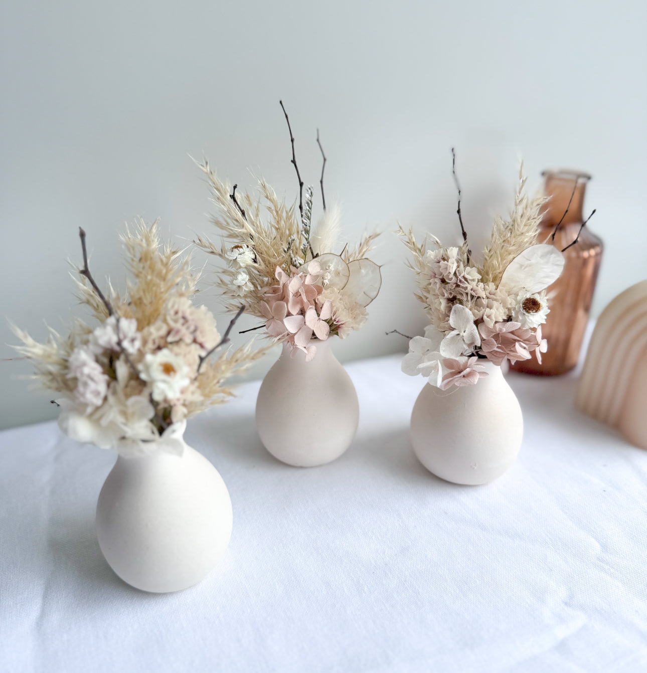 The Neutrals - Mini Vase Set