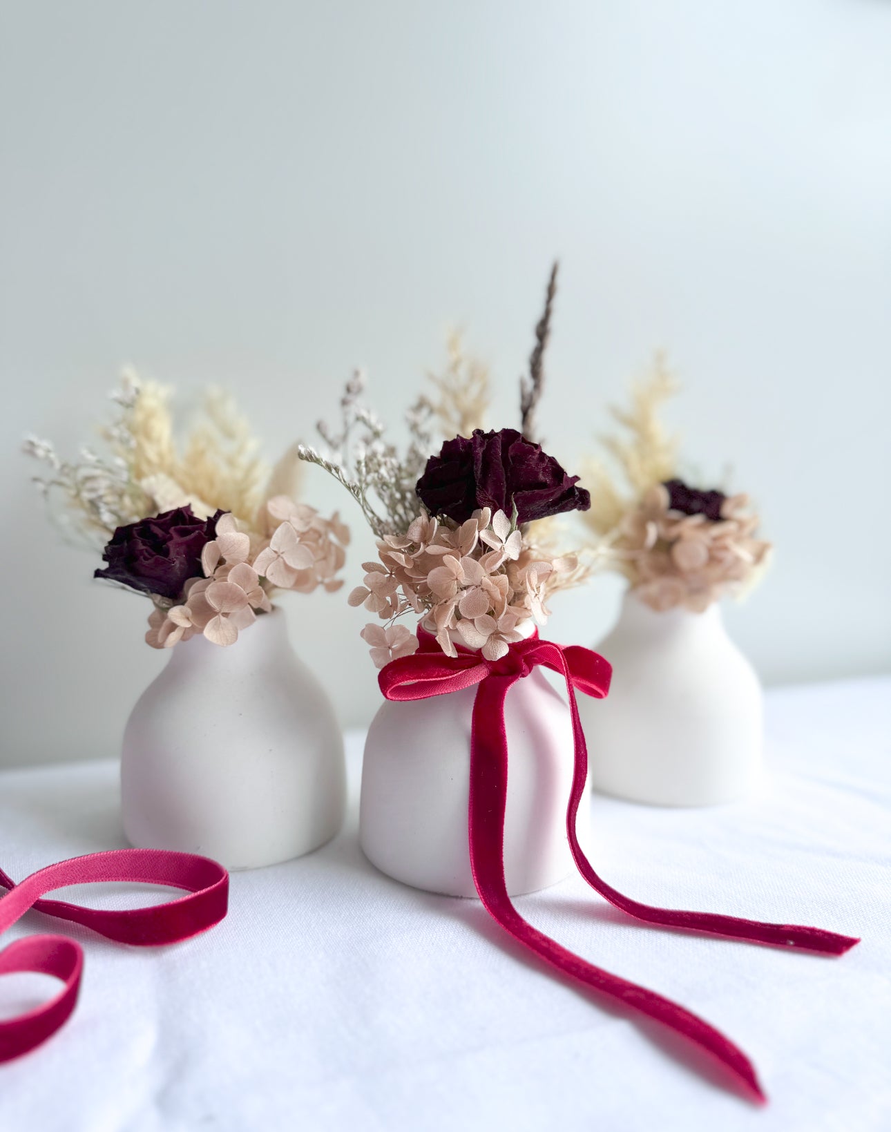 The Reds - Mini Vase Set