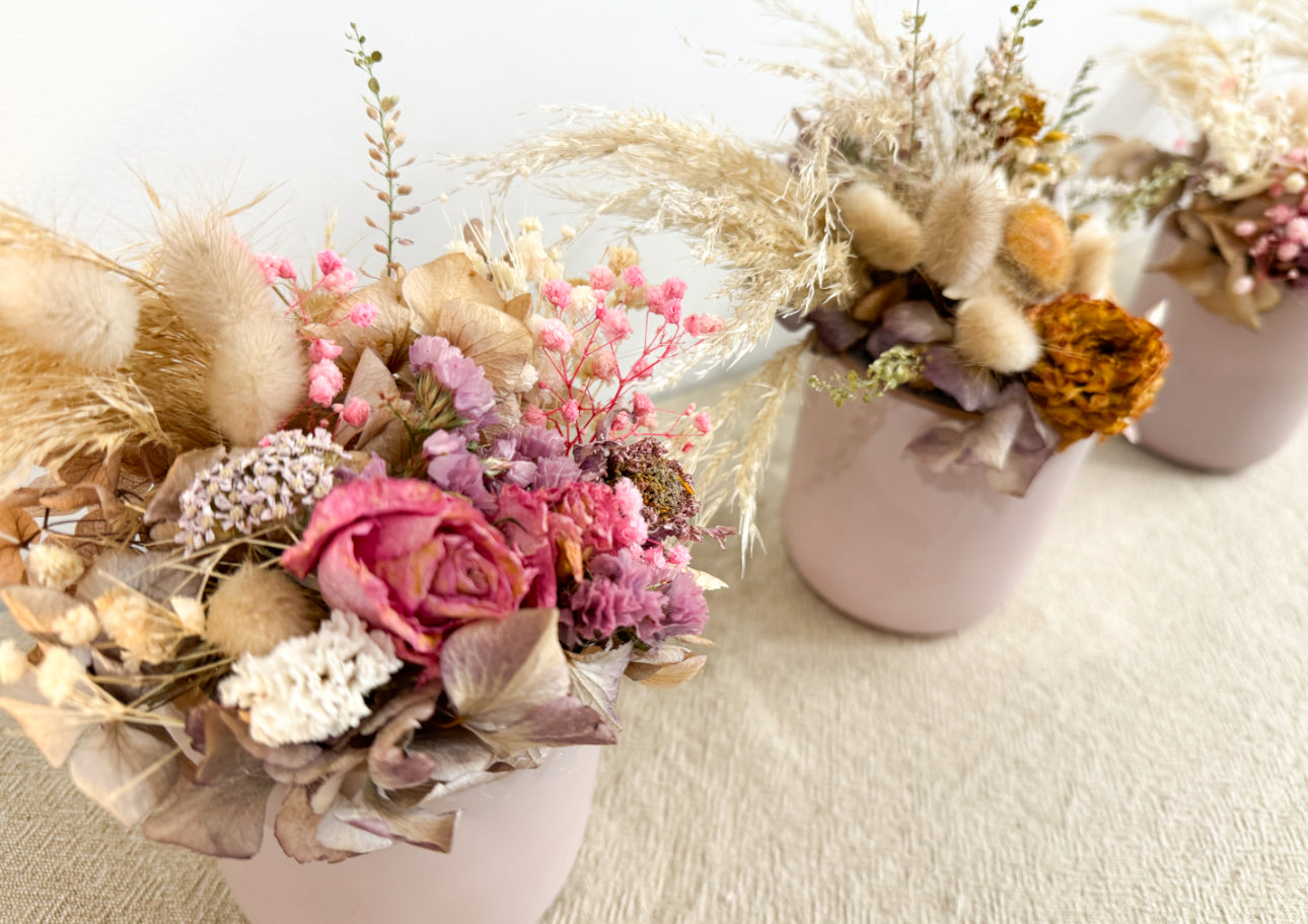 Harlow Mini Pots - Pink