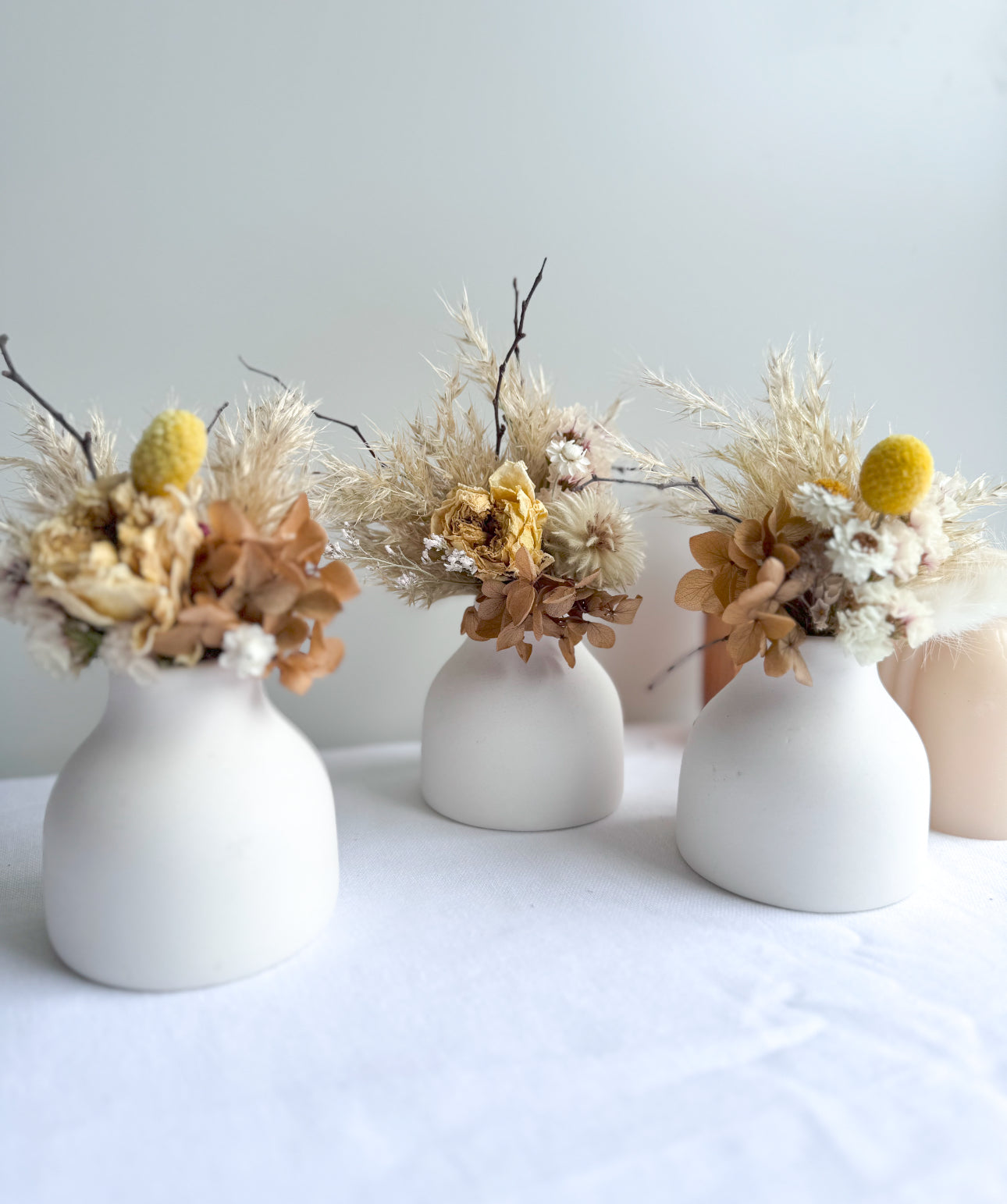 The Yellows - Mini Vase Set