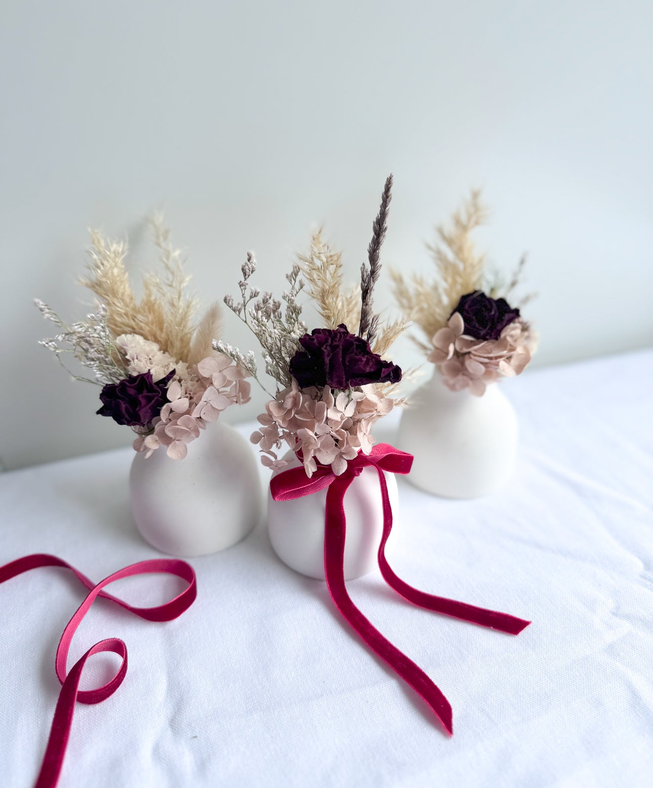 The Reds - Mini Vase Set
